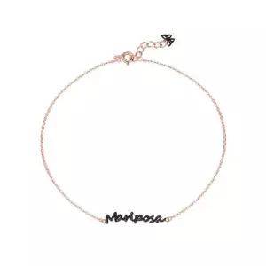 [도로시] 14k 마리포사 레터링 타투 발찌