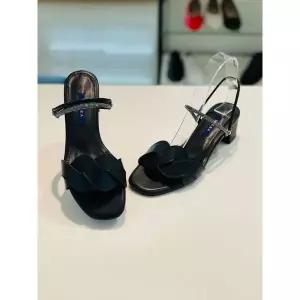 갤러리아 세라 여성 소가죽 투웨이 뮬 샌들 TJS22414 블랙 4CM