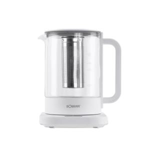 온도조절 전기주전자 티포트 분유포트 보온 커피 유리약탕기 차메이커 WK5081W