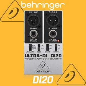 베링거 DI20 다이렉트박스 DI 20 2채널 DI-20 액티브 디아이 박스