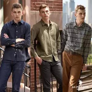 [런칭가 56000원][단품][U.S. POLO ASSN.] USPA 남성 코튼100 클래식 옥스포드셔츠