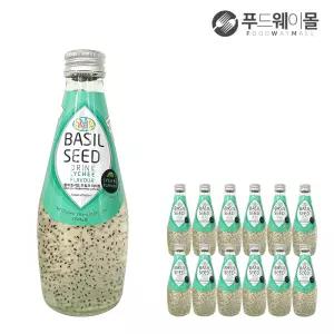 Well 웰 바질시드 드링크 리치향 290ml x 12병 1box