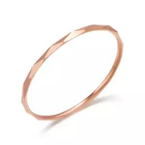 18K 반지 레이어드 링 다이아 컷팅 슬림