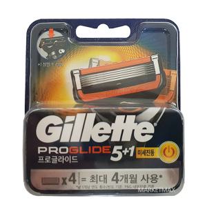 질레트 프로글라이드 파워 면도날 4입