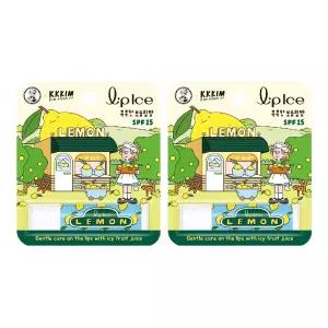 멘소래담 립밤 립아이스 레몬 x 2개 SPF 15 맨소래담 립케어