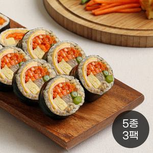[다신샵] 곤약현미김밥 5종 3팩 / 저당&저지방 냉동김밥
