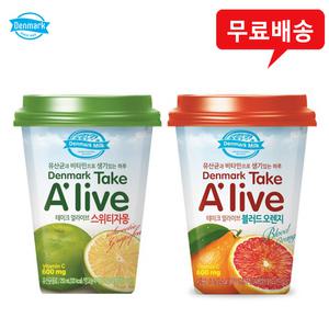 테이크 얼라이브 250mlx24컵(스위티자몽12+오렌지12)무배