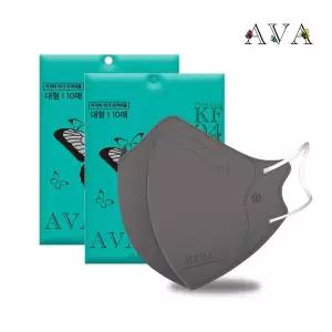 [아바] 키리아 KF94 새부리형 컬러 마스크 200장(대형)
