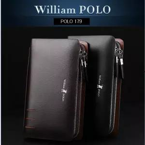 [윌리엄폴로]  남성클러치백 남자 손가방 맨스백 천연소가죽 179