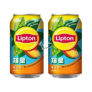 립톤 복숭아아이스티 제로 355ml x 12캔