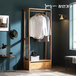 장인가구 세이 원목 드레스룸 800 1단서랍 행거형