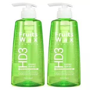 후르츠왁스 에센스 헤어젤 500ml 2개 네추럴한 세팅력 과일나라