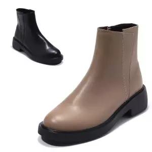 갤러리아 세라 여성 소가죽 컴포트 앵글 청키 통부츠 C23A401 컬러