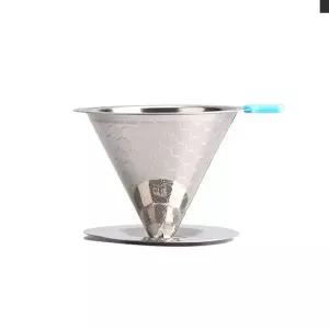 시타 허니콤 드리퍼 PF-02SV 실버 스테인레스드리퍼