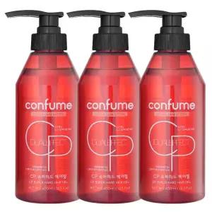 컨퓸 슈퍼하드 헤어젤 400ml 3개 강력한 세팅력 과일나라