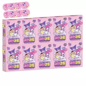 산리오 캐릭터 키즈밴드 표준형 16매 x 10개 , 반창고 유아 어린이