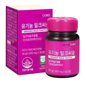 [뉴트리코어] 유기농 밀크씨슬 30 g(1000 mg x 30정)