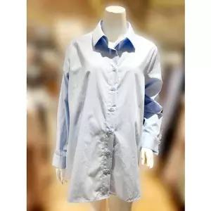 [마더피아](강남점)와코루 마더피아  임신 전후  임부 리본셔츠/RTO2033 블루/