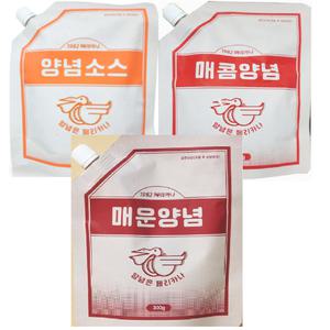 페리카나 치킨양념 300g 오리지널 매콤양념 매운맛 2개