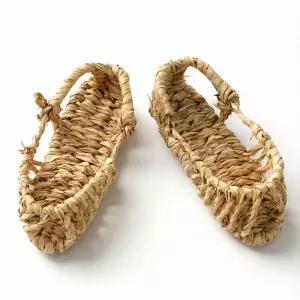 국산 짚신 짚신한켤레 전통공예 인테리어소품 옛날신발 맨발걷기 미투리