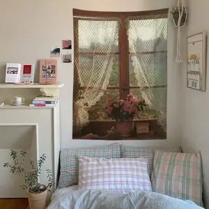 감성 창문 풍경 패브릭 포스터 빈티지 인테리어 패브릭포스터 가림막 가림천