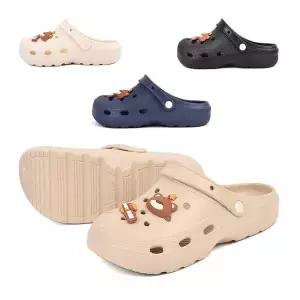 [딕슈][재입고] 딕슈 남녀공용 베어 통굽 아쿠아 샌들 슬리퍼 4CM SPUZ385