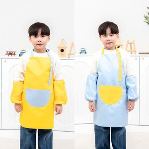 미술 앞치마 팔토시 세트 어린이 초등학교 수업 방수 공방