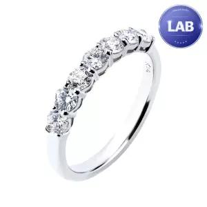 [한국금다이아몬드] 18K 랩 다이아몬드 하프 인터니티 반지 1부 랩다이아