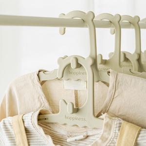아동옷걸이 옷정리 길이조절 유아 아기 의류 수납