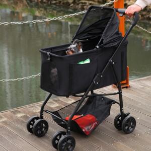 접이식 편안한 경량 애견유모차