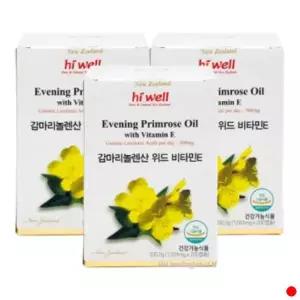 [하프클럽/기타]하이웰 감마리놀렌산 위드 비타민E 추천 200캡슐 X3