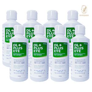 휴먼바이오 디엘플러스 DL PLUS 아이 150ml 8개  드림 하드 렌즈 헹굼 보존액 렌즈 세척액 다목적용액 RGP