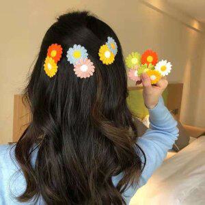 앞머리고정핀 꽃삔 왕똑딱핀 대형똑딱핀 헤어 백스테이지 꽃