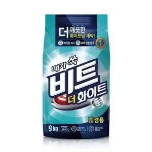 (로)[CJ라이온] 비트 더 화이트 분말세제 9kg×2개 (일반/드럼 겸용)