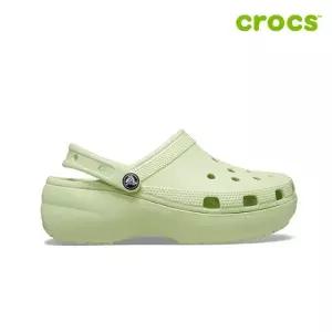 [크록스 정품] 클래식 플랫폼 클로그 여성샌들 206750-335