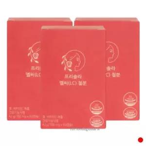 [하프클럽/기타]프리솔라 엘씨 철분 임산부 비헴철 비타민C 60캡슐 X3