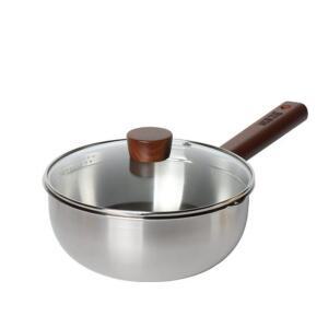 퀸센스 안심 퉁3중 스텐316 편수냄비 20cm 인덕션 밀크 소스 이유식 라면냄비