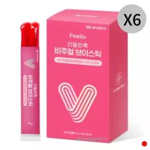 [하프클럽/기타]콜마생활건강 필리브 비주얼 브이스틱 젤리 14포 X6