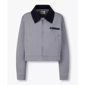 [롯데백화점]톰보이 카라배색 크롭 점퍼 (9105113101)