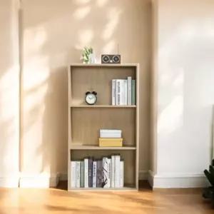 DIY조립 서재 와이드책장 105x24x58mm(3단) 공부방책장