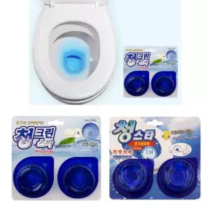 화장실 변기세정제 1P 욕실 좌변기 청소 살균소독 냄새제거 자동세척 물때클리너