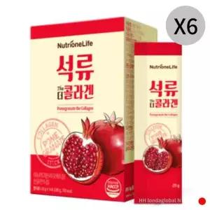 [하프클럽/기타]뉴트리원 석류 더 콜라겐 스틱 젤리 이너뷰티 14포 X6