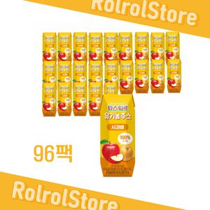 파스퇴르 유기농주스 사과배 125ml 96팩