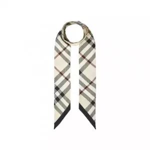 [버버리]26SS 버버리 체크 실크 방도 스카프 LG VTG RVS SILK 8095831