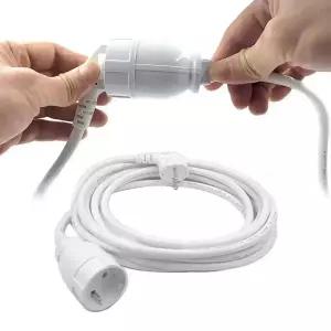 연장선 라온 1구(화이트) /전기연장선 고용량 콘센트 전원 코드선 연결선 1구 멀티탭 코드 작업선 리드선 1m 1.5m 2m 3m 5m 