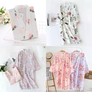 [효담상회]골프 호텔 샤워가운 여행 잠옷 사우나 골프장 여름 로브 사계절 여성 라운딩 목욕 비치 가운