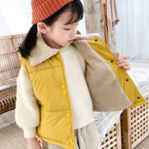 키즈 뽀글이 조끼 간절기 아동 경량 패딩조끼 양털카라