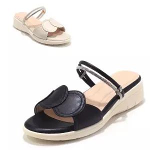 갤러리아 세라 여성 소가죽 스트랩 투웨이 플랫폼 웨지굽 샌들 TCM24007 컬러2