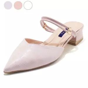 갤러리아 세라 여성 백화점 수제화 양가죽 뮬 블러퍼 투웨이 샌들 S24M001 분