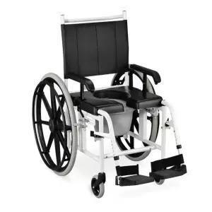 W70 다목적 휠체어 샤워체어 이동변기 장애인 샤워 배뇨 실내용 휠체어 / FL